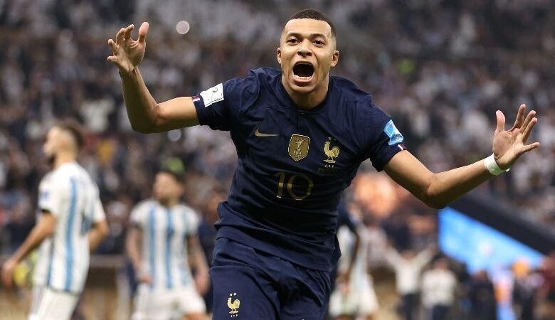 كيليان مبابي في نهائي كأس العالم 2022
